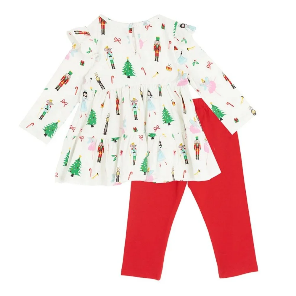 Baby Girls 2 Piece Nutcracker Legging Set Matching Outfit 12 Months